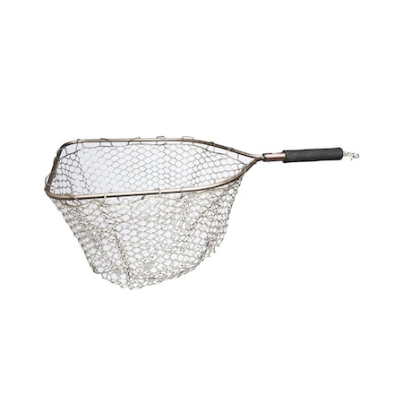 Adamsbuilt Fishing 19 in Aluminum Trout Net with Camo Ghost Netting ABGTN19A